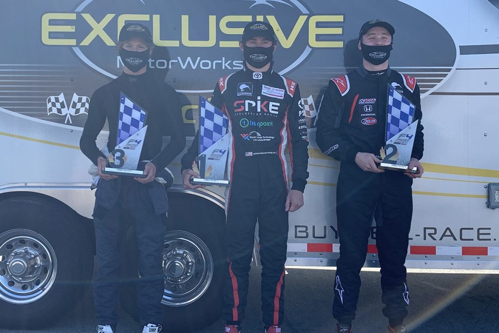 SPIKE KOHLBECKER AND KIWI MOTORSPORT ADD WINS IN FORMULA PRO USA PRESENTED BY EXCLUSIVE RACING COMPETITION THIS PAST WEEKEND