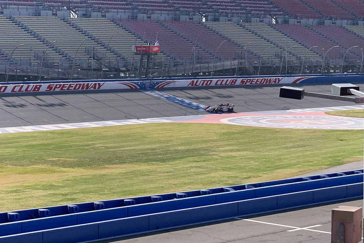 F1 Car on Race Track