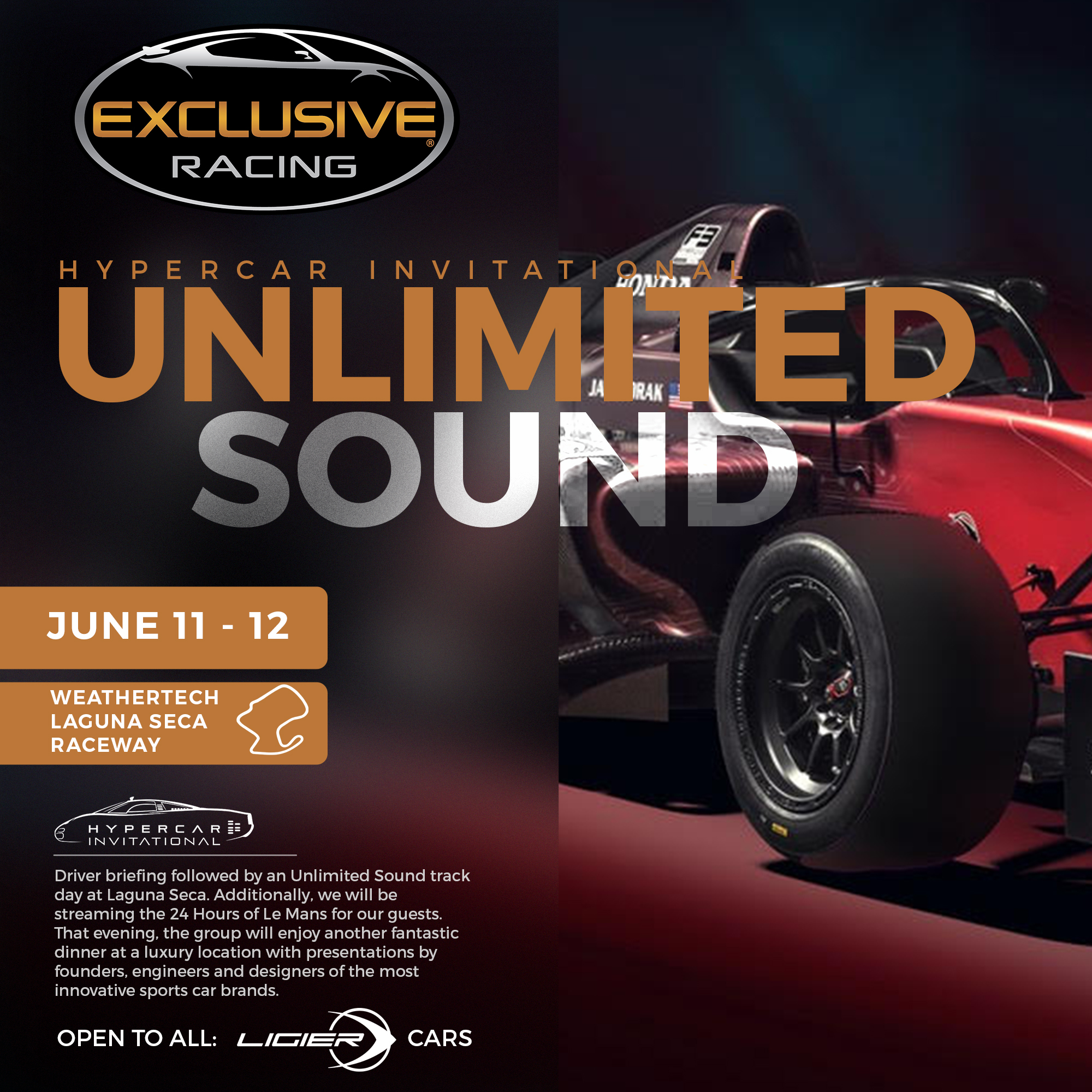HyperCar Invitation Unlimited Sound Poster