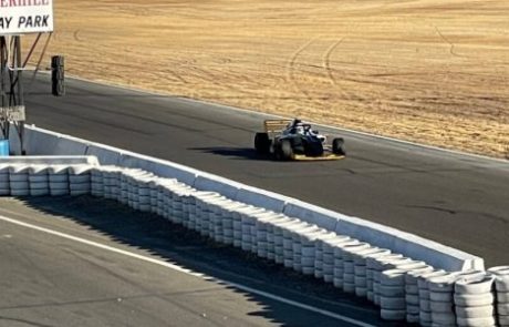 F1 Car on Racetrack