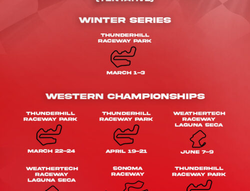 Tentative Schedules for Formula Pro USA Winter Series and Western Championships