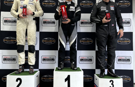 Formula Pro USA winner's podium