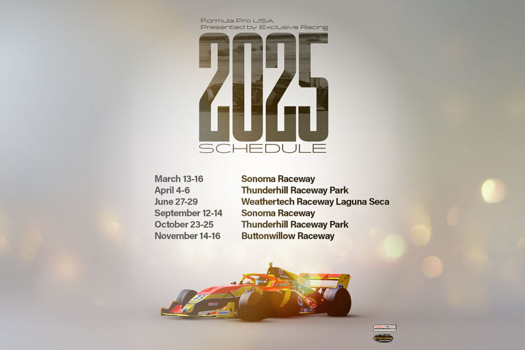 Formula Pro USA Western Championship Presented by Exclusive Racing Registration Opens