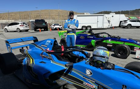 F3 car with driver