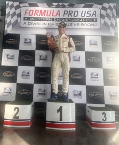 F3 winner on podium