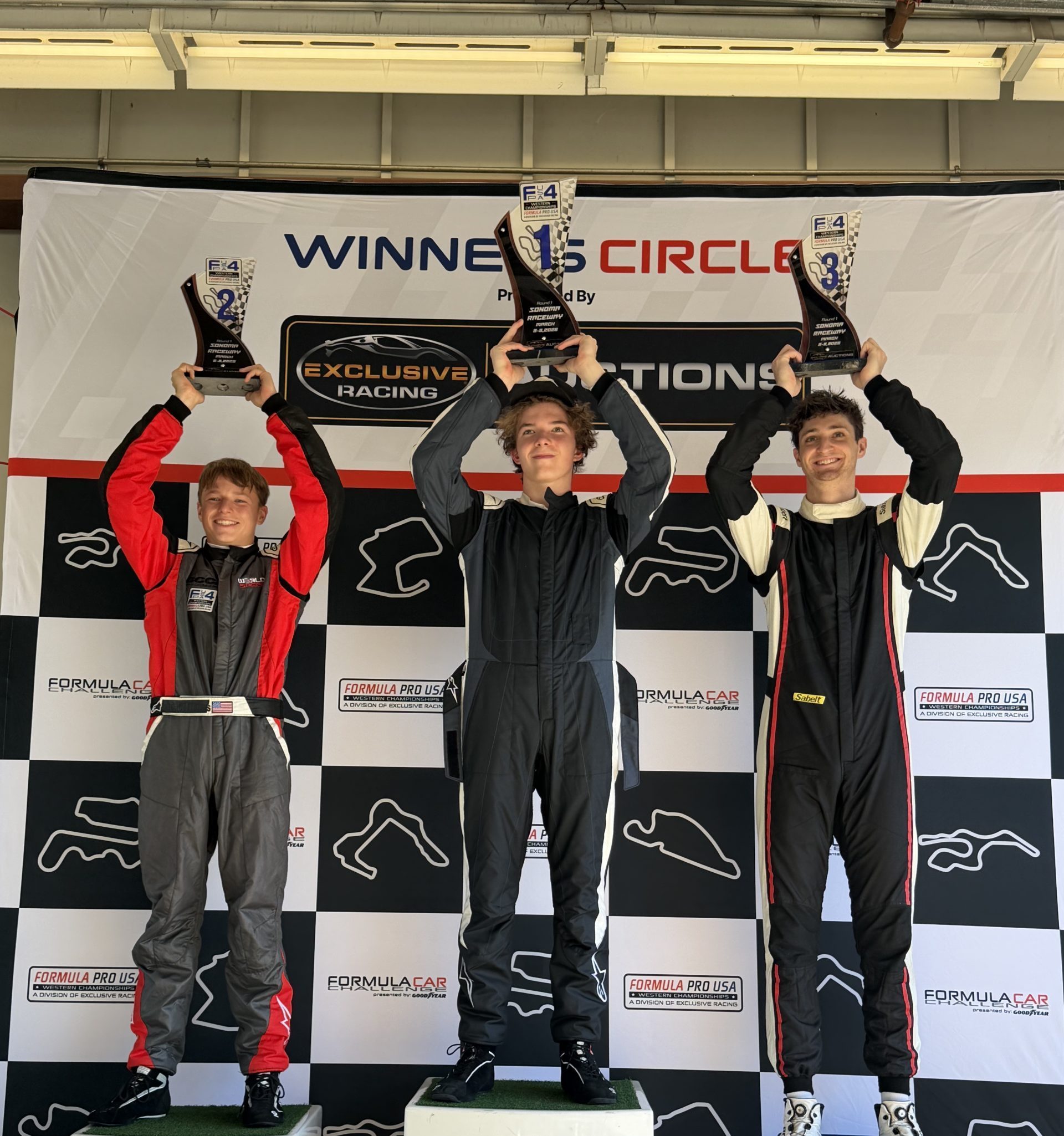 F4 podium