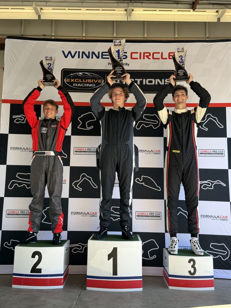 F4 podium