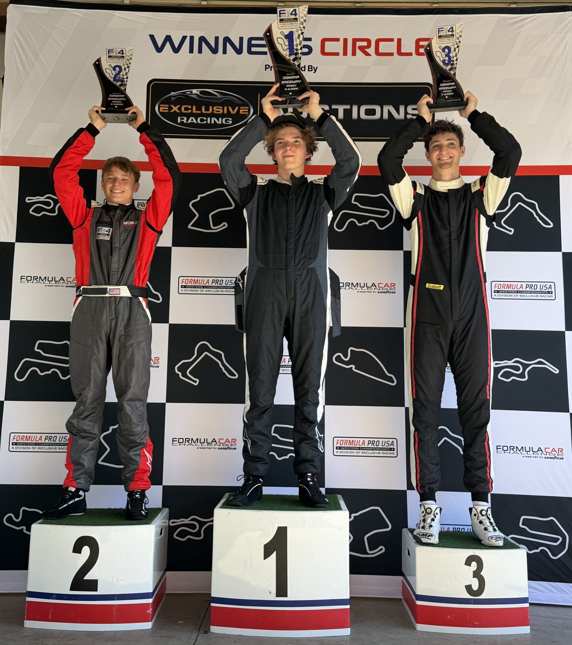 F4 podium