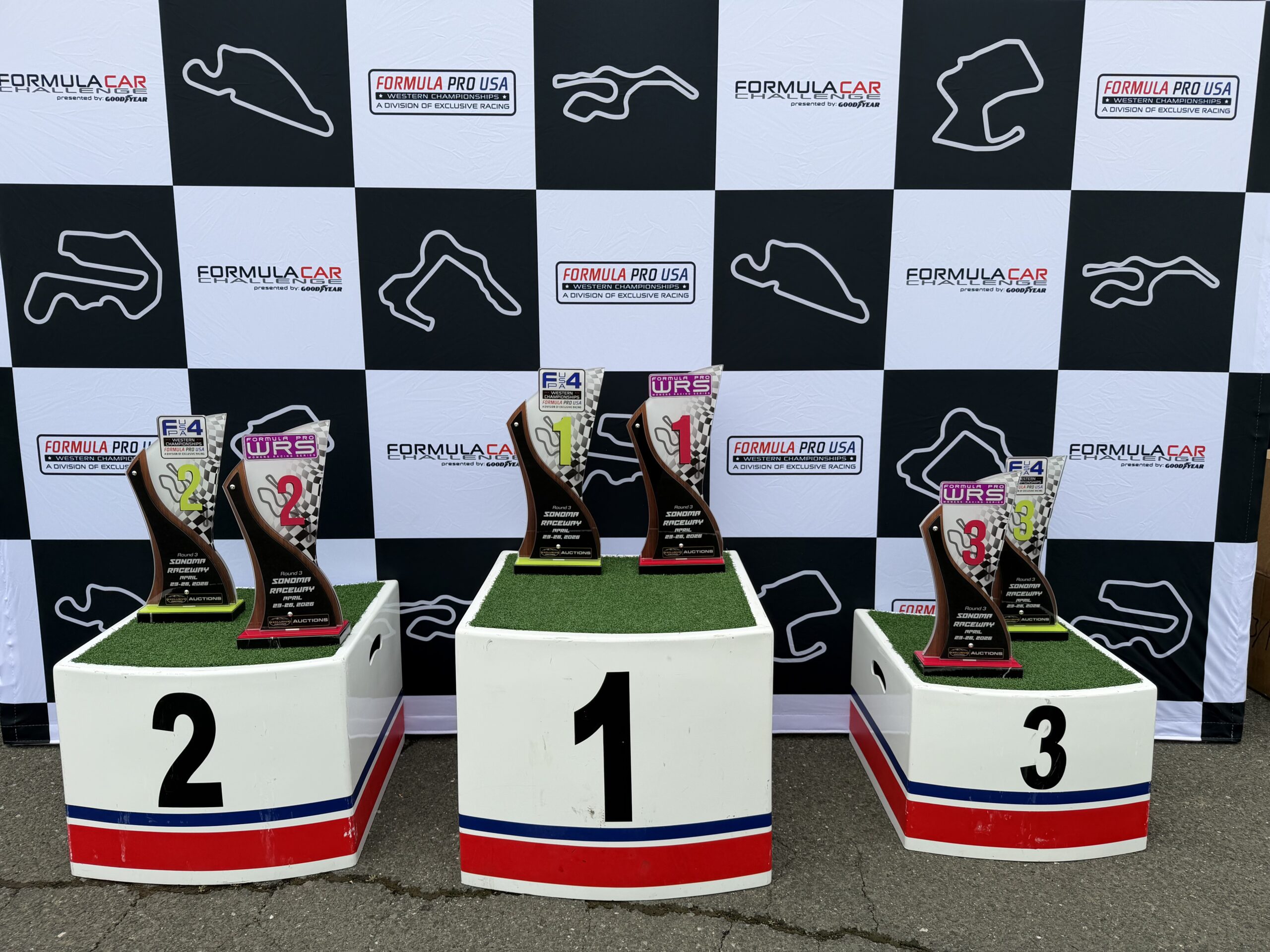 F4 and WRS trophies