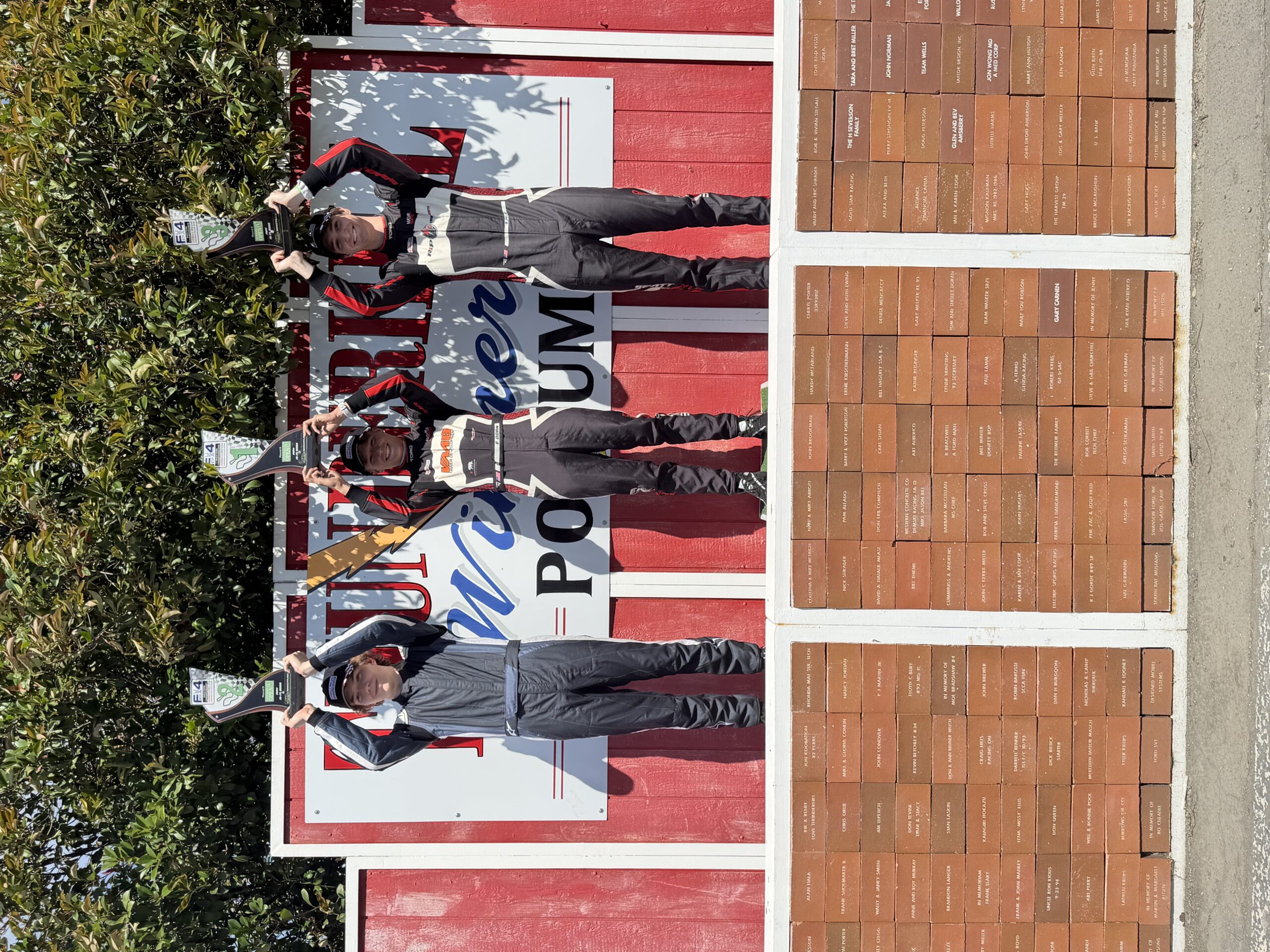 F4 podium